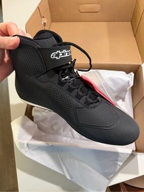 Alpinestars Men’s Black High-Top Racing Sneakers